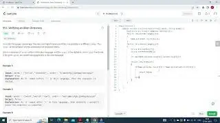 Verifying an Alien Dictionary | LeetCode | Java | Solution | Explanation