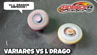 variares vs l drago destructor beyblade fight | legendary beyblade battle