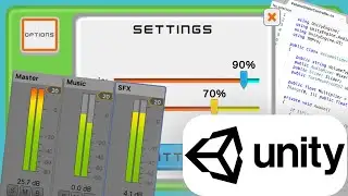 Avoiding Earrape by creating Volume Sliders in Unity