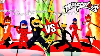 DELUXE VS ORIGINAL TRANSFORMATION (COMPARISON) NO MIRACULOUS RP - MIRACULOUS ROBLOX!