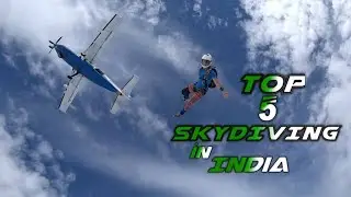Skydiving - Ab hamare Bharat me 😍 || Top 5 skydiving places in India 🇮🇳 || 