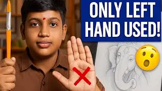 Left hand challenge | my most difficult artwork yet..!