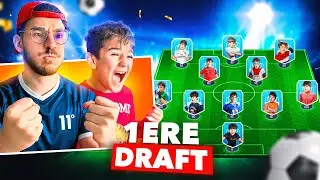 MON PETIT FRÈRE FAIT SA PREMIÈRE DRAFT SUR FIFA 2023 ! Il a créé la pire équipe du jeux..