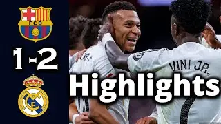 Real Madrid and Barcelona 2-1 Highlights🔥