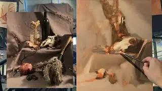 Dutch Still Life Demo Painting 1 2023 rough cut