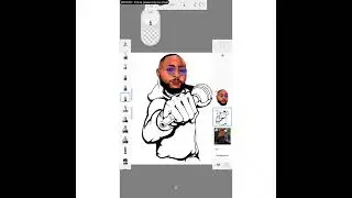 my piece for the challenge entry for #davido ,,,, Time lapse