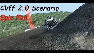 BeamNG.Drive Fails and Crashes off Cliff 2.0 Huge jumps
