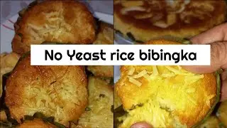 cheesy rice bibingka with salted egg