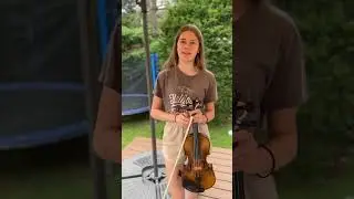 Summer practice ☀️ Stay in touch for more updates! #music #violin #camp
