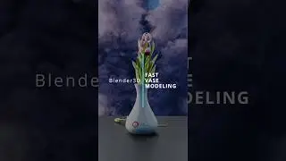 Vase modeling in a SECONDS - Blender3D Screw Modifier #b3d