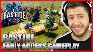 Bastide Early Access Gameplay - City Builder Strategy Game