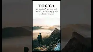 Tog'ga... #manolisozlar #aqlligaplar #manoligaplar #mybloopers #shorts #short #sevgi #aql