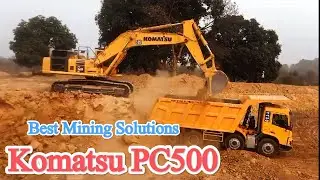 Komatsu PC500-10 Dumper loading | Komatsu PC500-10 Mining Solutions