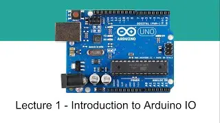 Lecture # 01 Intro To Arduino