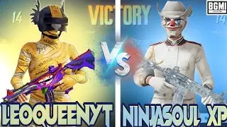 1 v 1 Tdm || friendly match || Leoqueen vs @NINJASOUL_XP @bgmiajaylive @YoutubeYug98