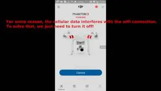 How to fix Phantom 3 standard (cannot connect to camera) 2016