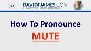 How to Pronounce MUTE (1 Syllable)