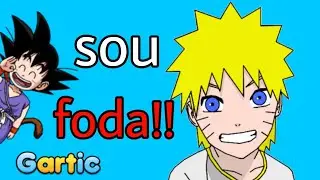 Jogando Gartic no serve de Naruto!