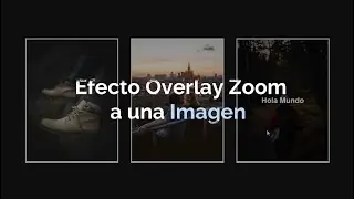 Efecto Overlay Zoom a una Imagen con Html y Css | Desarrollo Web 2020