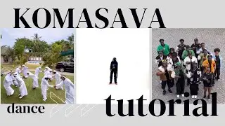Komasava dance tutorial - Diamond Platnumz | Amapiano Dance tutorial