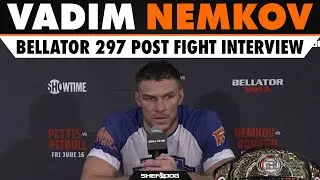 Vadim Nemkov reacts to Yoel Romero win | Bellator 297 Post Fight Interview