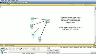 CONFIGURING VIRTUAL LANs on CISCO PACKET TRACER