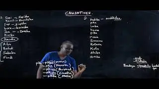 SWAHILI CLASS FOR ADVANCED LEVEL:- CAUSATIVE VERB, PART ONE