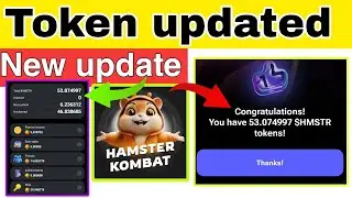 HAMSTER Kombat new update | hamster Kombat token updated | token calculated on hamster Kombat 🔥🔥