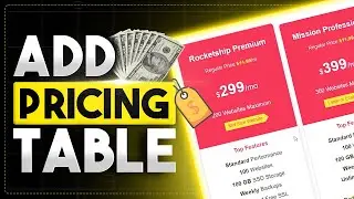 How To Add Simple Pricing Table To Your Service Or Blog Page With The Editorial Rating Plugin