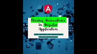 how to add animation effect in angular application.add these modules #shorts