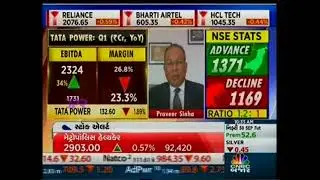 Dr Praveer Sinha, CEO & MD, Tata Power  discusses the Tata Power Q1 FY2022 results with CNBC Bazaar