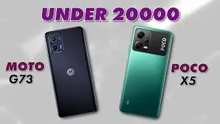 Moto G73 5g VS Poco X5 5g ! Camera, Performance, Display, Best Mobile Phone Under 20000 !