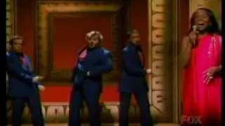 The Pips: Jack Black, Ben Stiller and Robert Downey Jr.