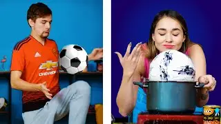 WHEN YOUR BOYFRIEND IS ADDICTED TO FOOTBALL || 5-Minute FUN
