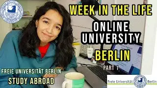 GERMAN ONLINE UNIVERSITY in BERLIN, WEEK IN THE LIFE - STUDY ABROAD at FREIE UNIVERSITÄT! Part 1