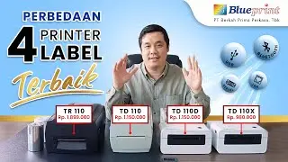 Beda 4 Printer Label Blueprint TR110, TD110, TD110D/X Utk Resi Tokped, Shopee, Dll | BPVID