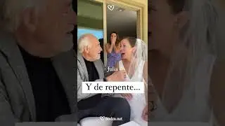 Padre con Alzheimer reconoce a su hija el día de su boda 