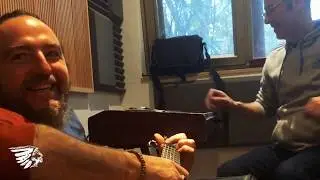 🔵 Dariusz Wudkowski - podczas sesji nagraniowej albumu "GEDREKDI"