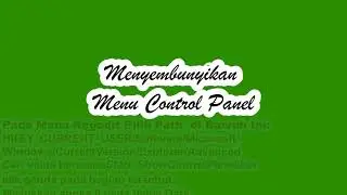Belajar Mengenal Configurasi Pada Menu Regedit