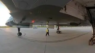 Avro Vulcan XL426 Fast Taxy in 360! With Mega HOWL!!