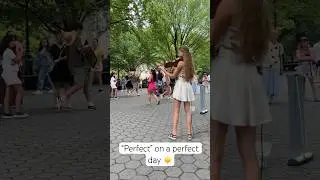 My most recent performance from a different angle 😊 #streetperformance #violinmusic #violin