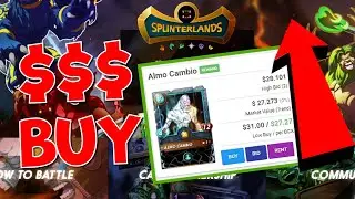 Splinterlands Trade Tips - How much is Almo Cambio worth?