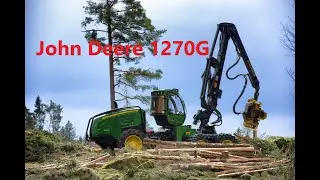 Уникальная работа форвардера Джон Дир 1270g(The unique work of forwarder John Deere 1270g)