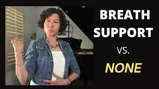 BREATH SUPPORT VS. NO SUPPORT - Breath Support for Singing 