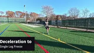 Deceleration Drill for ACL Rehab