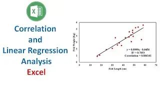 How to Calculate a Correlation and Linear Regression Analysis in Excel