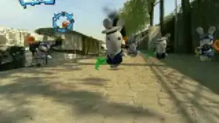 Rayman Raving Rabbids 2  gameplay in Paris