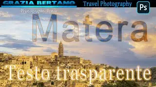 Testo trasparente invertito in Photoshop