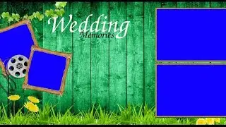 Wedding photo frame green screen | Shaddi Green Screen | Wedding  Green Screen