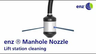 Manhole nozzle - Cleaning lift stations